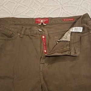 Lucky brand jeans olive green